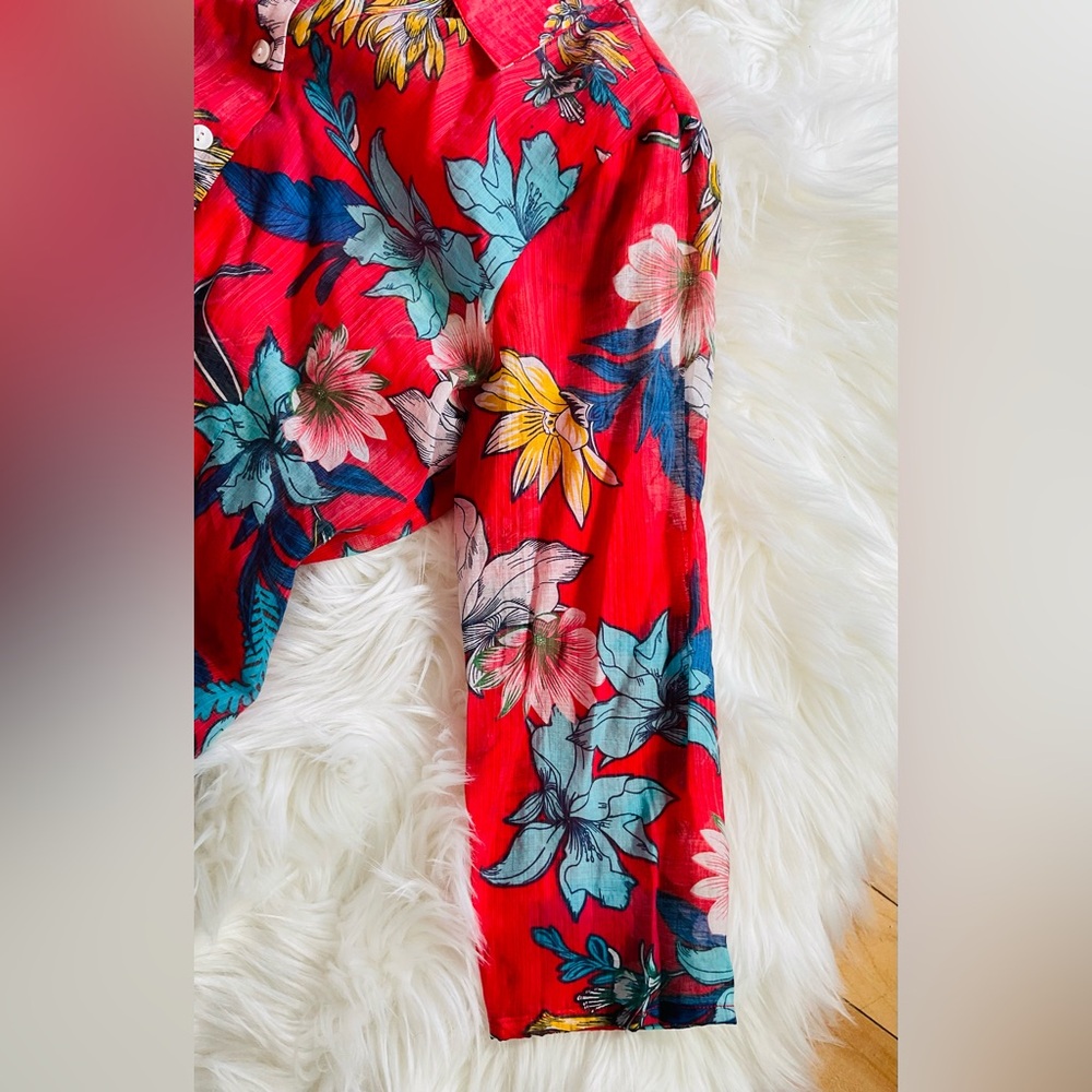 Vibrant floral blouse - Picture 6 of 6